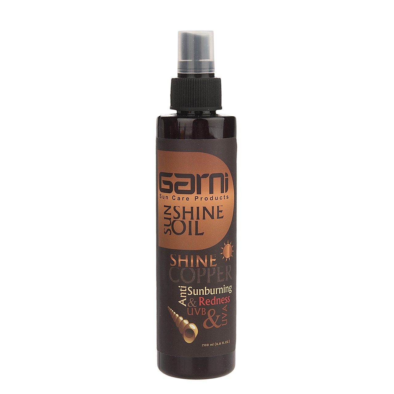 روغن برنز کننده گارنی مدل shine copper حجم 200 میلی لیتر