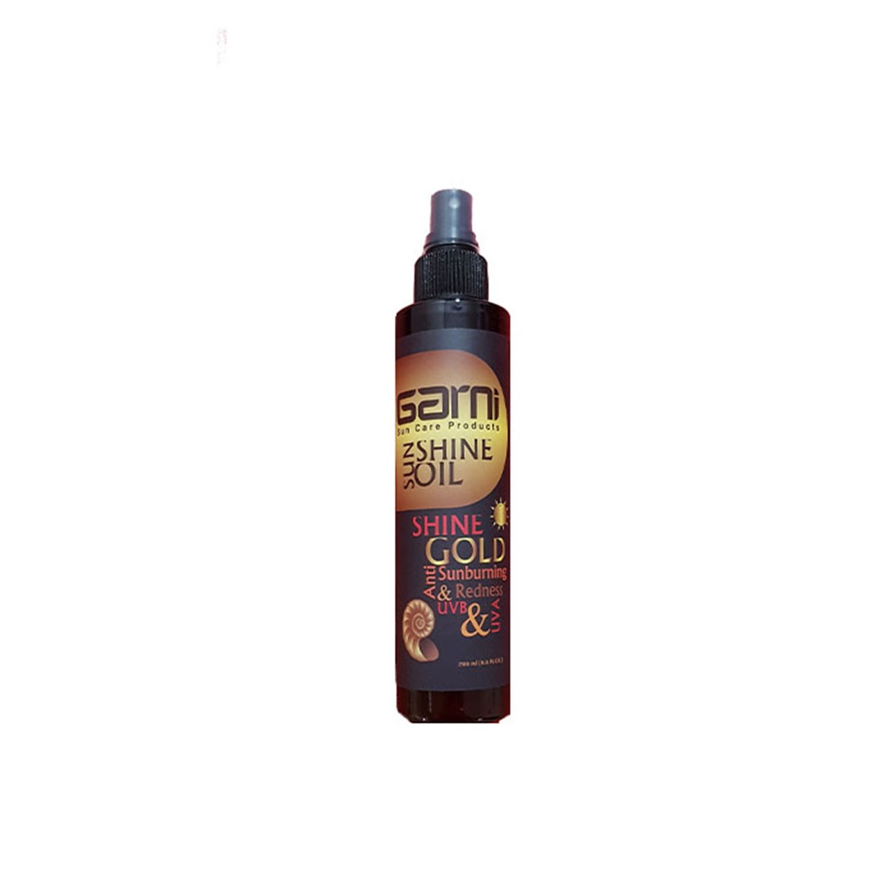 روغن برنز کننده گارنی مدل shine gold حجم 200 میلی لیتر