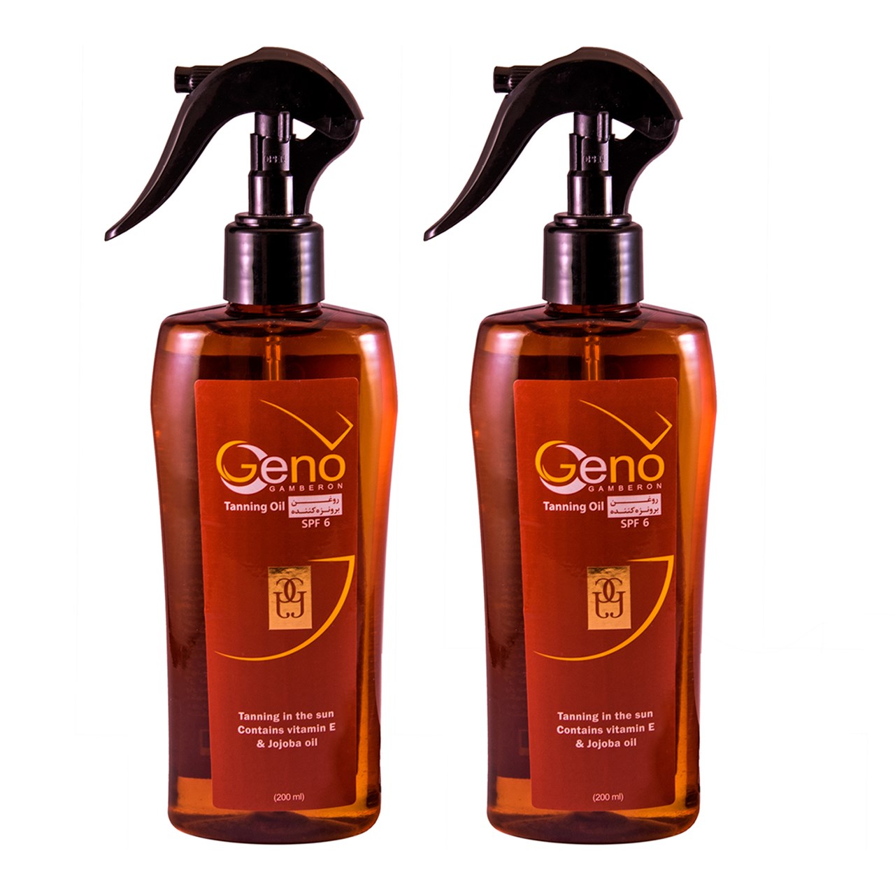 روغن برنز کننده گنو گمبرون مدل spf 6 بسته 2 عددی