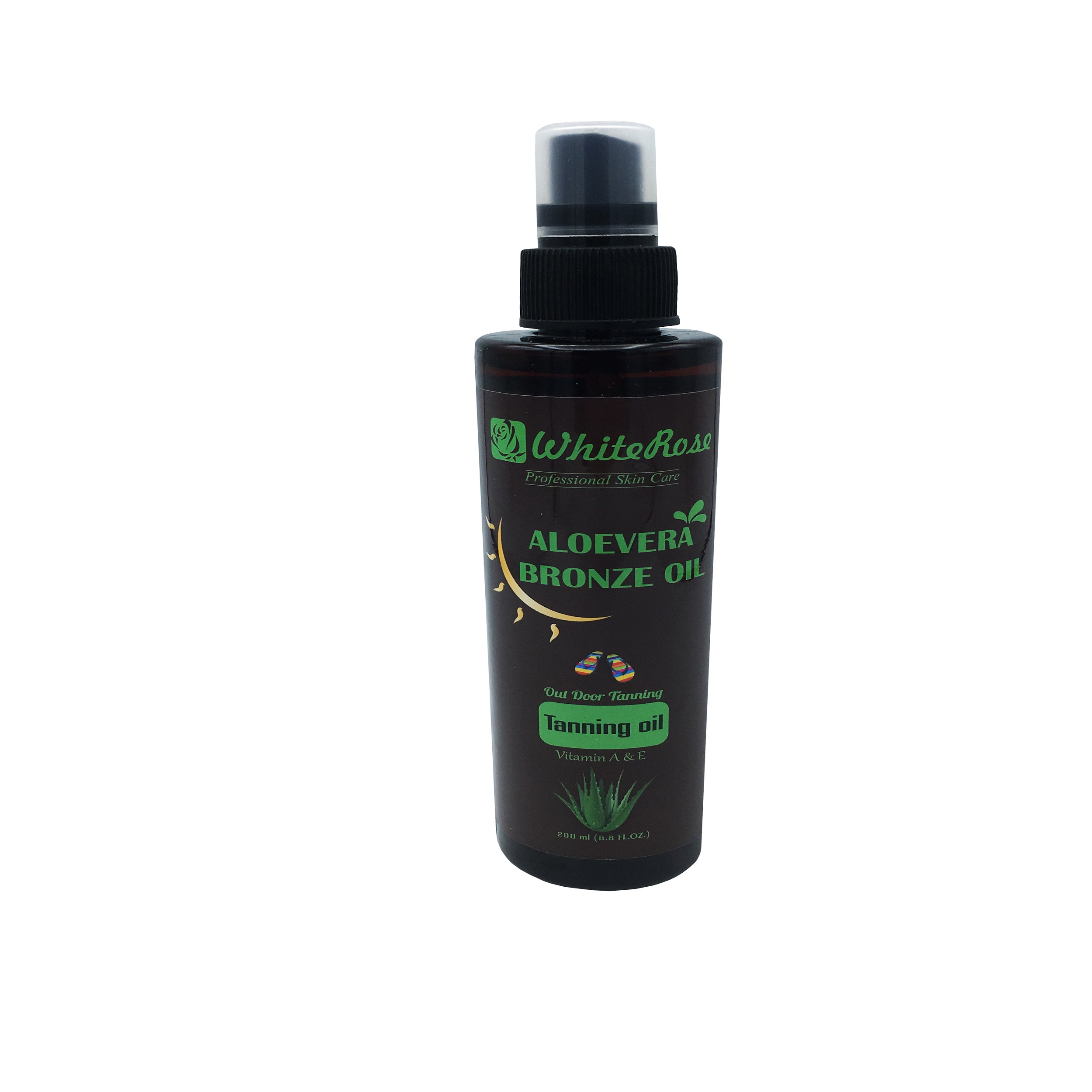 روغن برنزه کنند هوایت رز مدل aloevera حجم 200 میلی لیتر