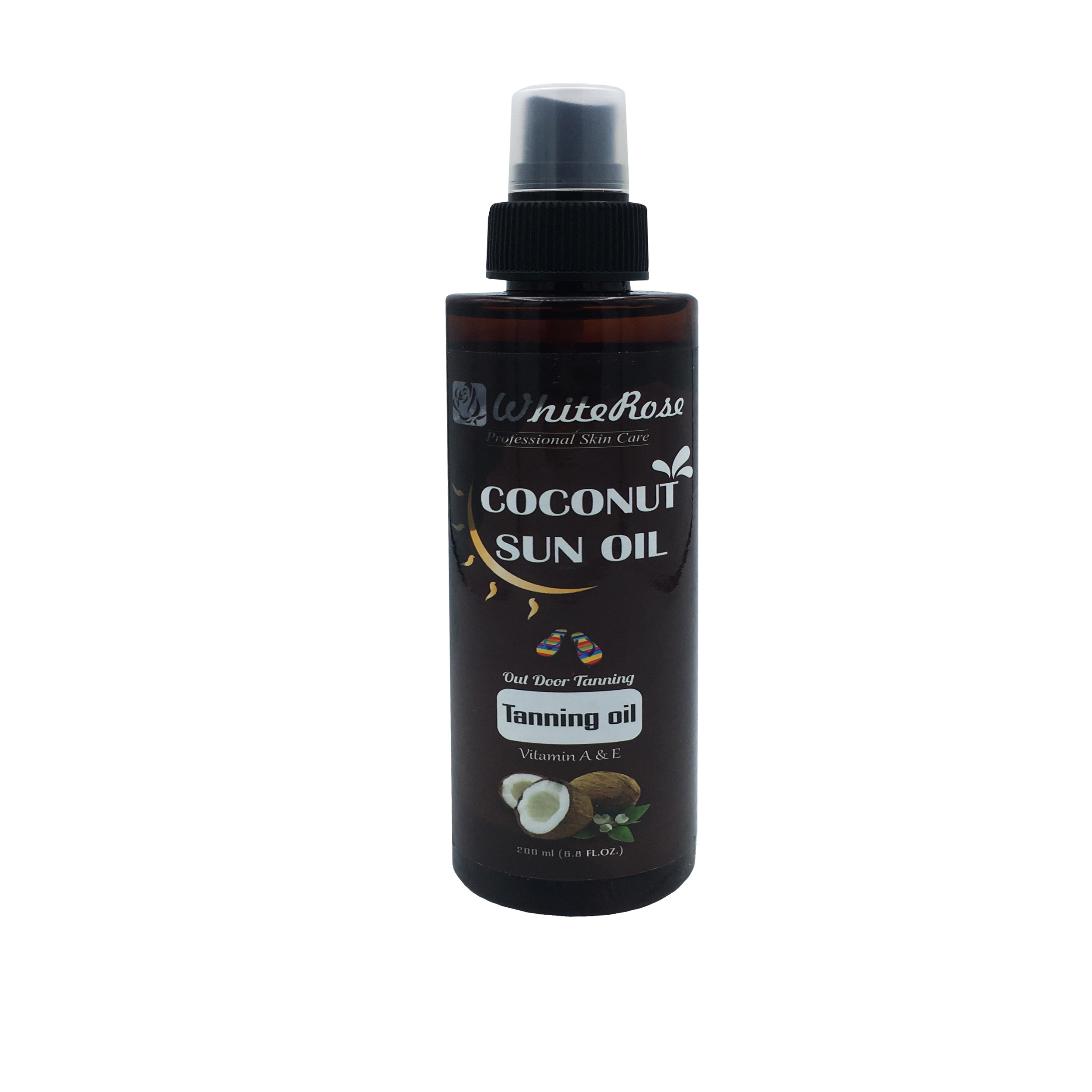 روغن برنزه کنند هوایت رز مدل coconut حجم 200 میلی لیتر