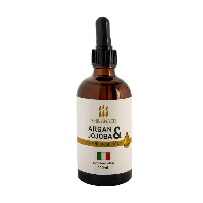 روغن تقویت کنده مو شیلاندر مدل argan jojoba حجم 100 میلی لیتر