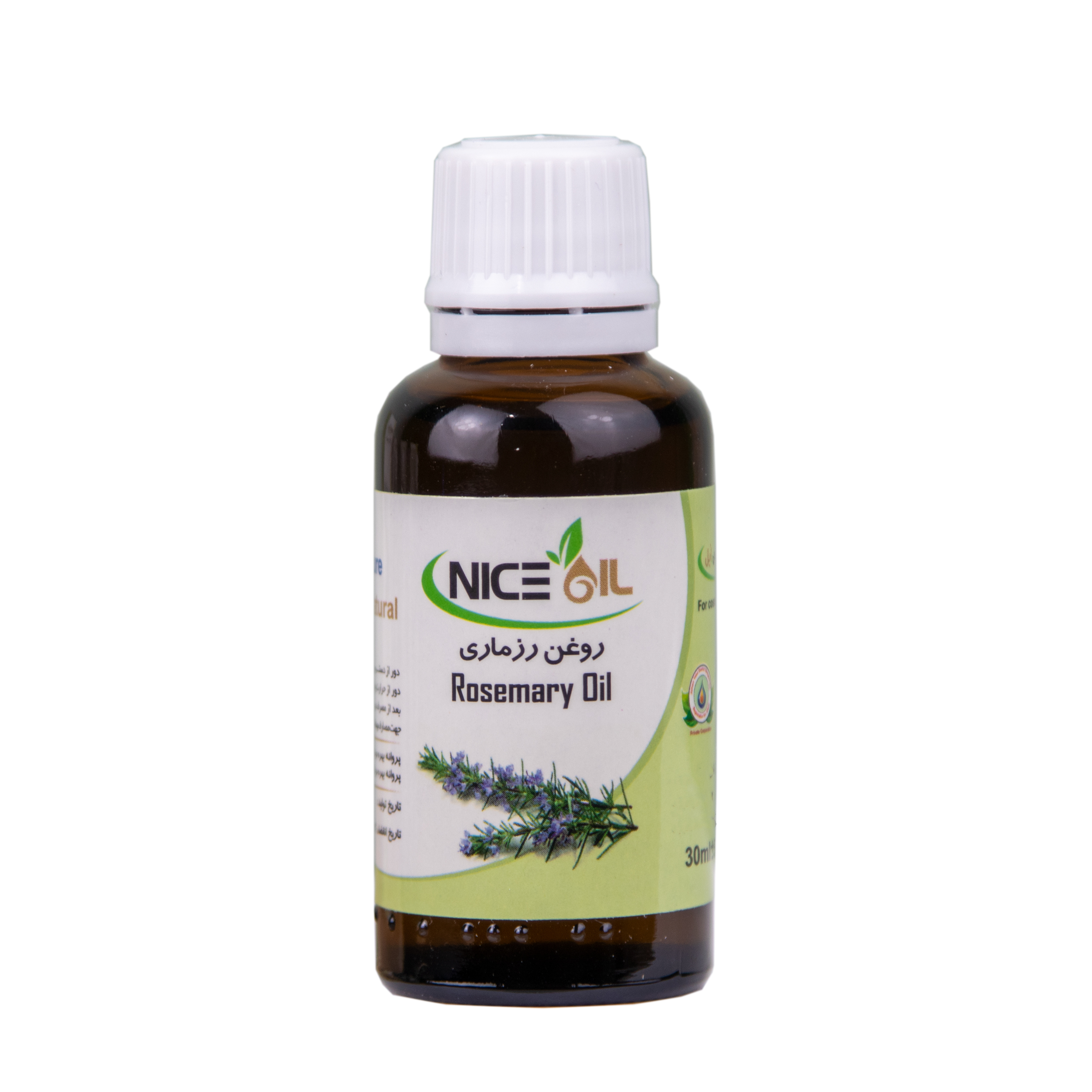 روغن رزماری نایس اُیل کد 001 حجم 30 میلی لیتر