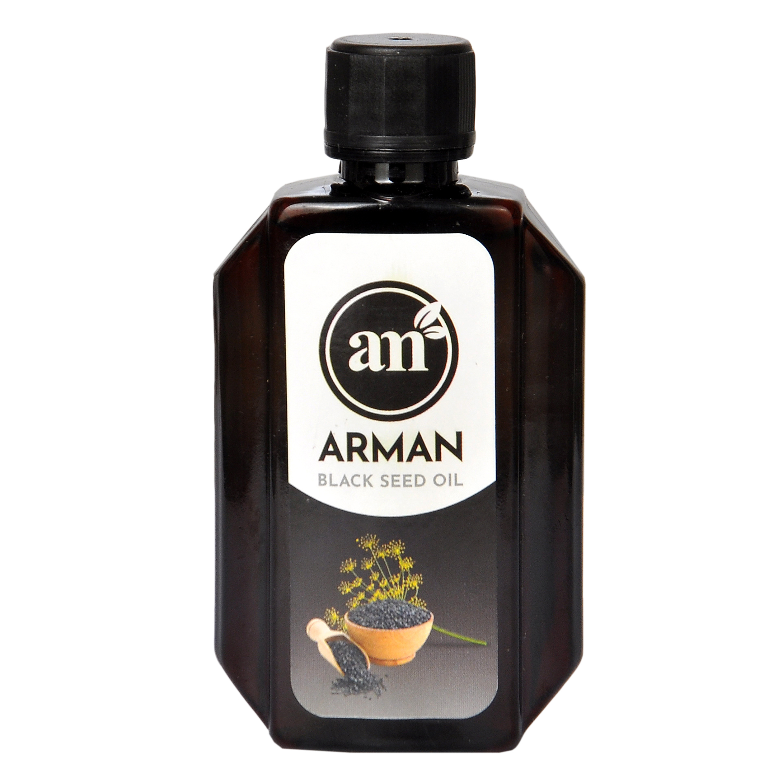 روغن سیاه دانه آرمان مدل pure oil حجم 60 میلی لیتر