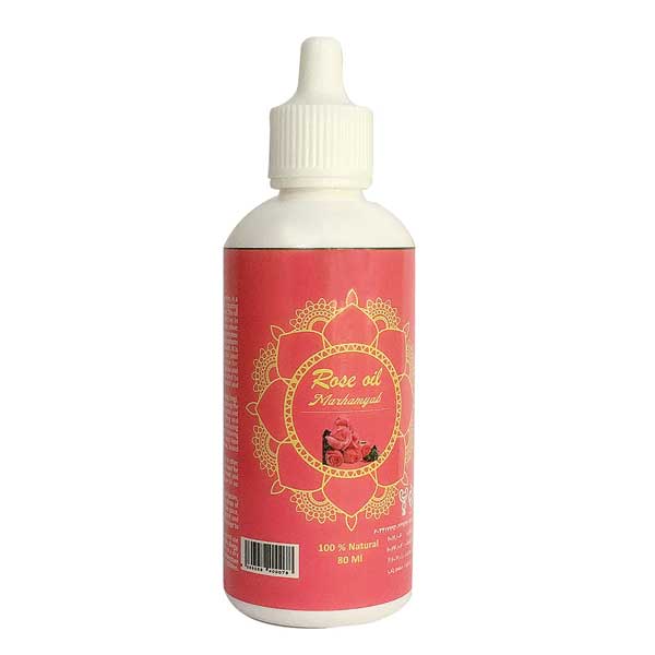 روغن صورت و بدن مرهم یاب مدل rose حجم 80 میلی لیتر
