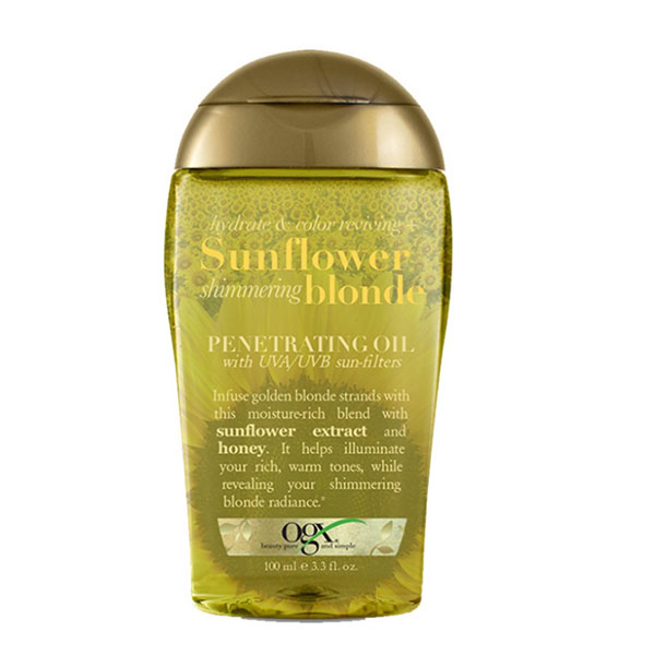 روغن مو او جی ایکس مدل sunflower oil حجم 110 میلی لیتر