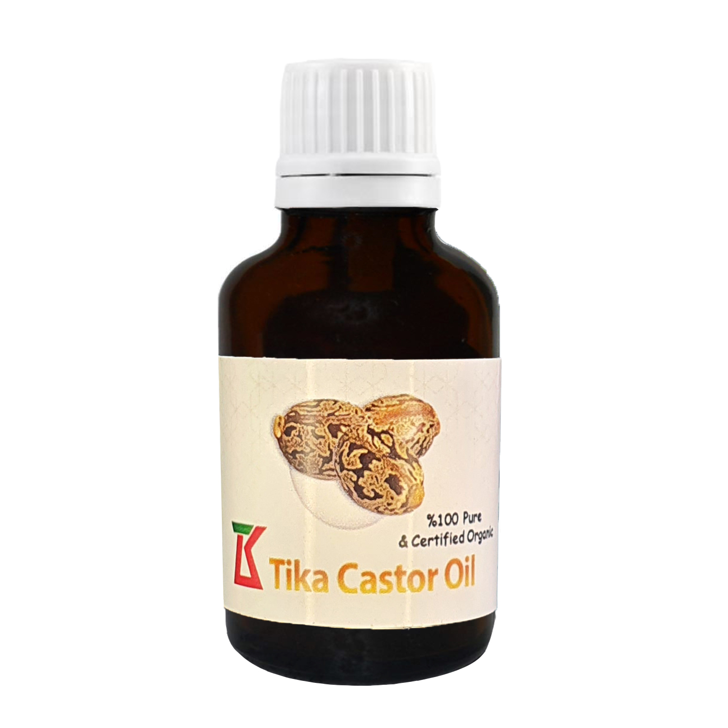 روغن کرچک تیکا مدل pure oil حجم 40 میلی لیتر