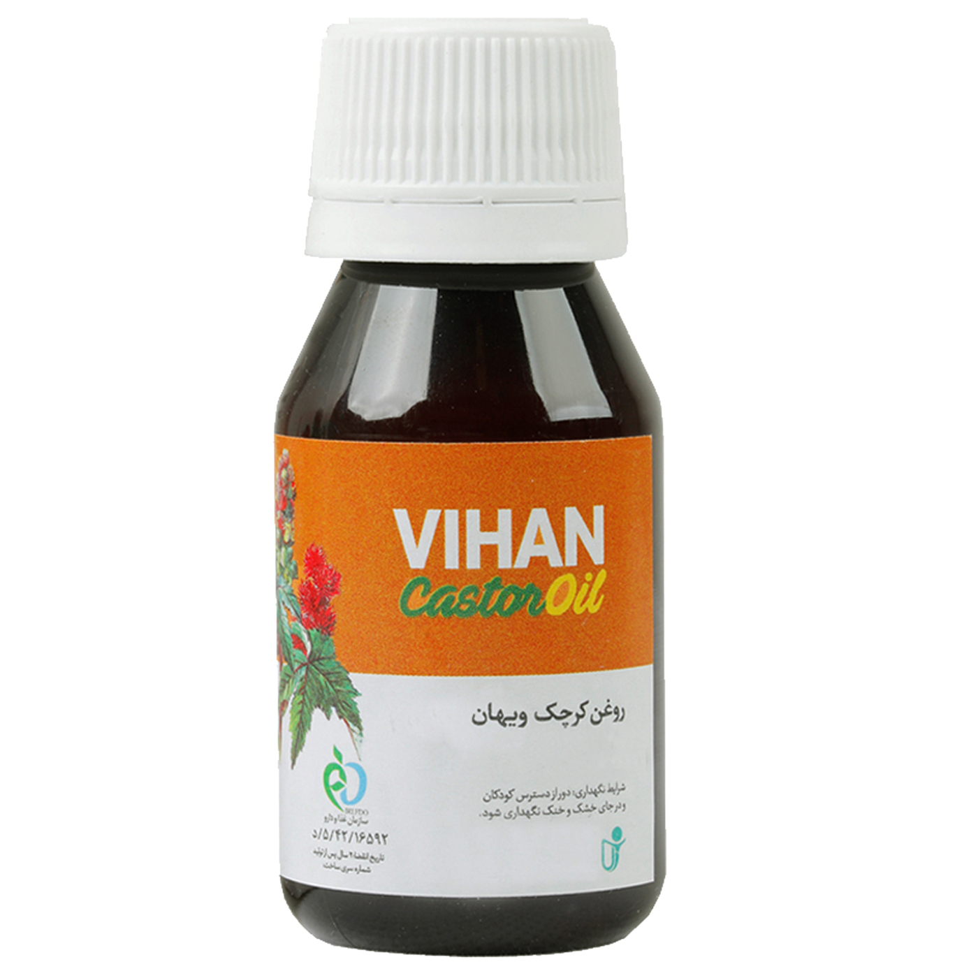 روغن کرچک ویهان کد castor حجم 40 میلی لیتر