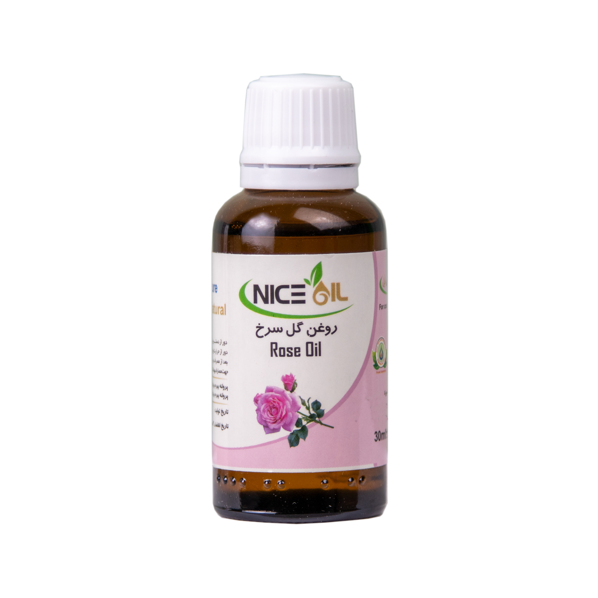 روغن گل سرخ نایس اُیل کد 001 حجم 30 میلی لیتر
