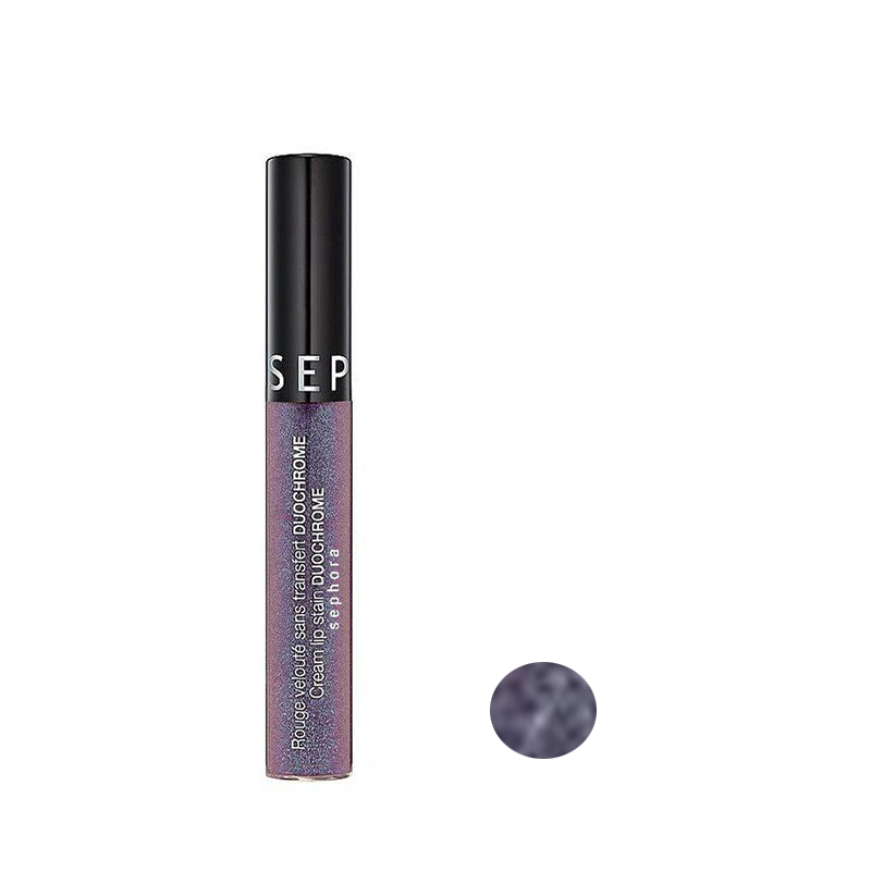 رژ لب مایع سفورا مدل cream stain duochrome شماره 130