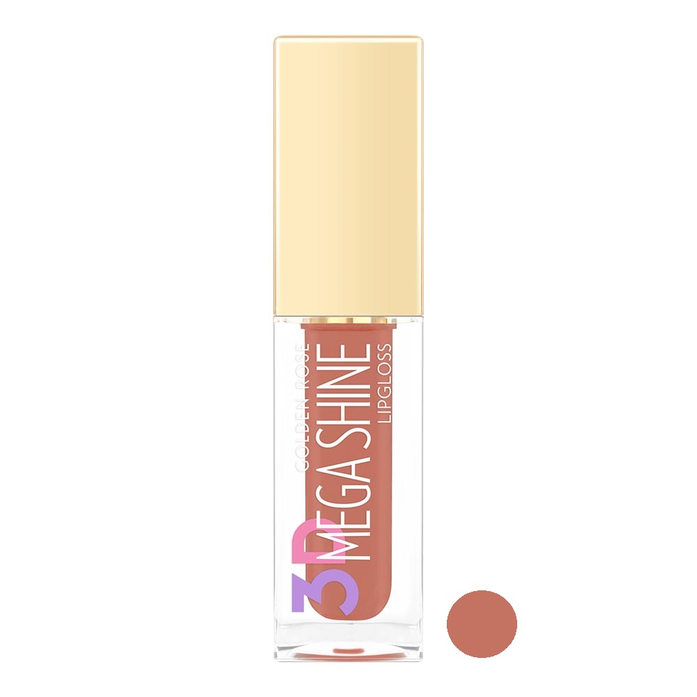 رژ لب مایع گلدن رز مدل mega shine شماره 104