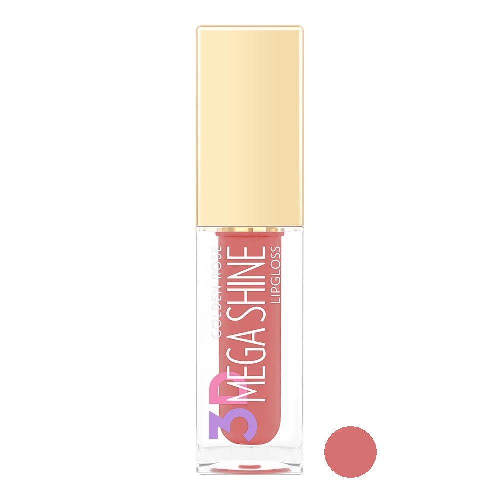 رژ لب مایع گلدن رز مدل mega shine شماره 106
