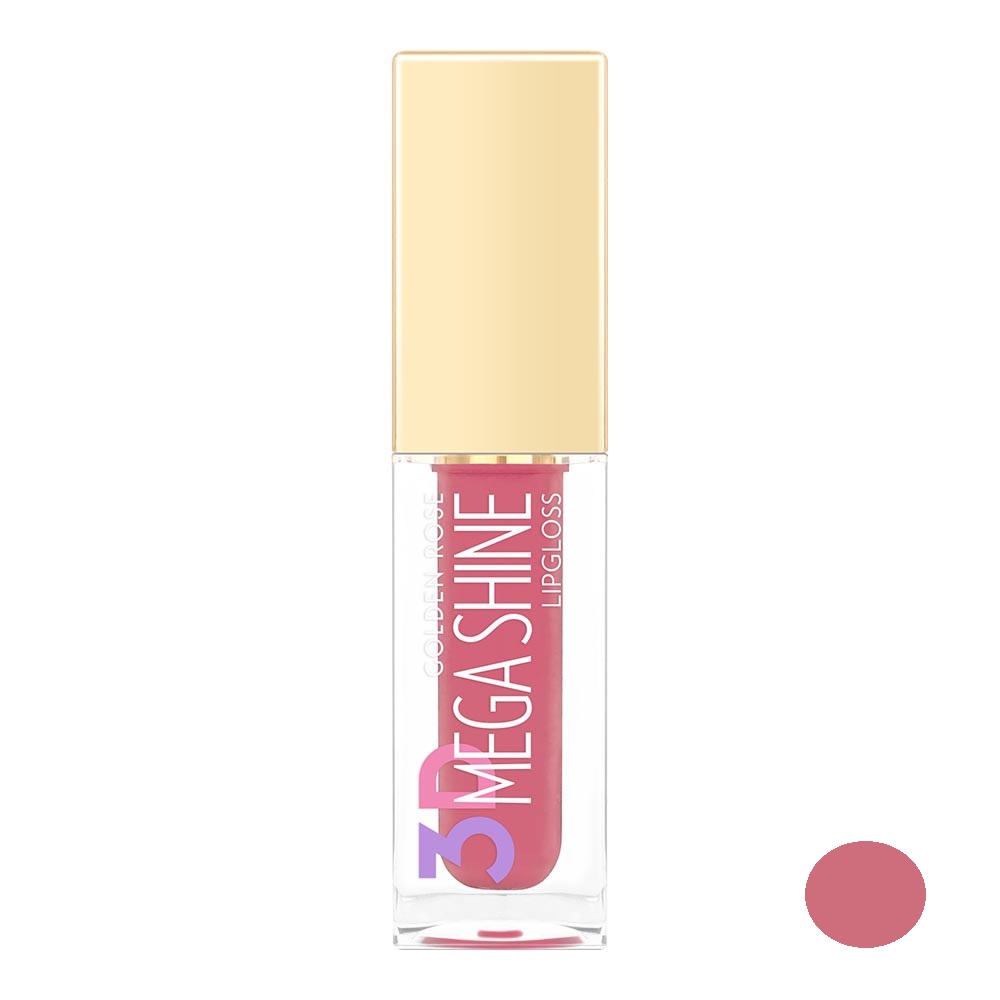 رژ لب مایع گلدن رز مدل mega shine شماره 108