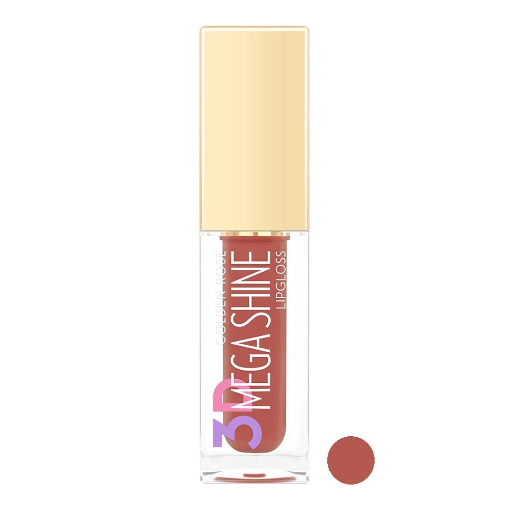 رژ لب مایع گلدن رز مدل mega shine شماره 112