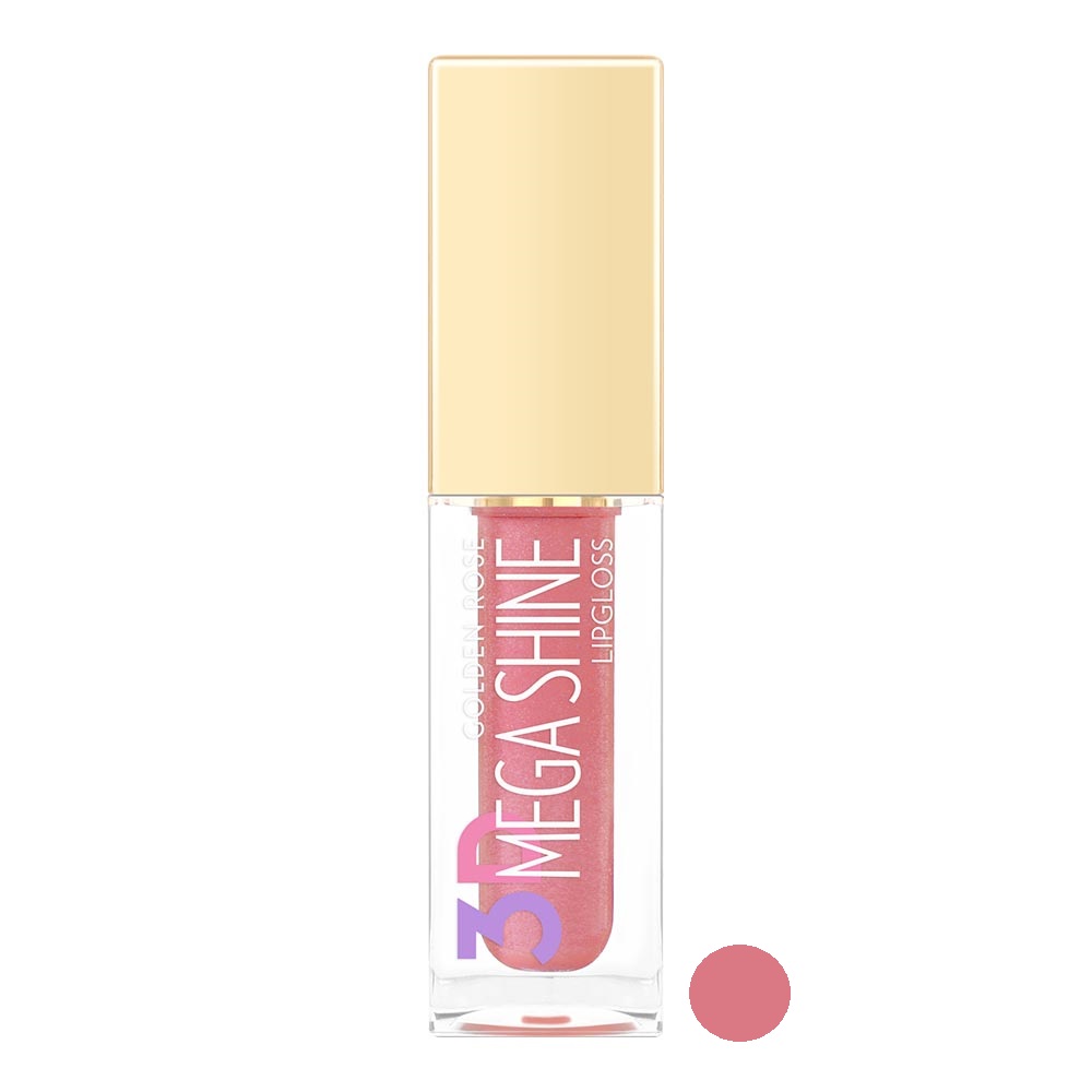رژ لب مایع گلدن رز مدل mega shine شماره 114