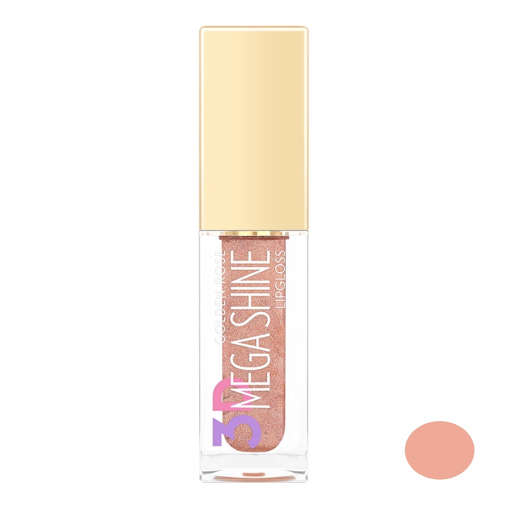 رژ لب مایع گلدن رز مدل mega shine شماره 119