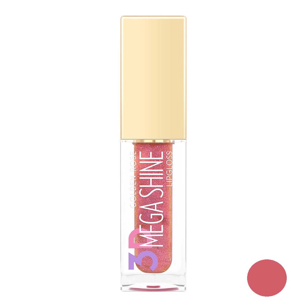 رژ لب مایع گلدن رز مدل mega shine شماره 120