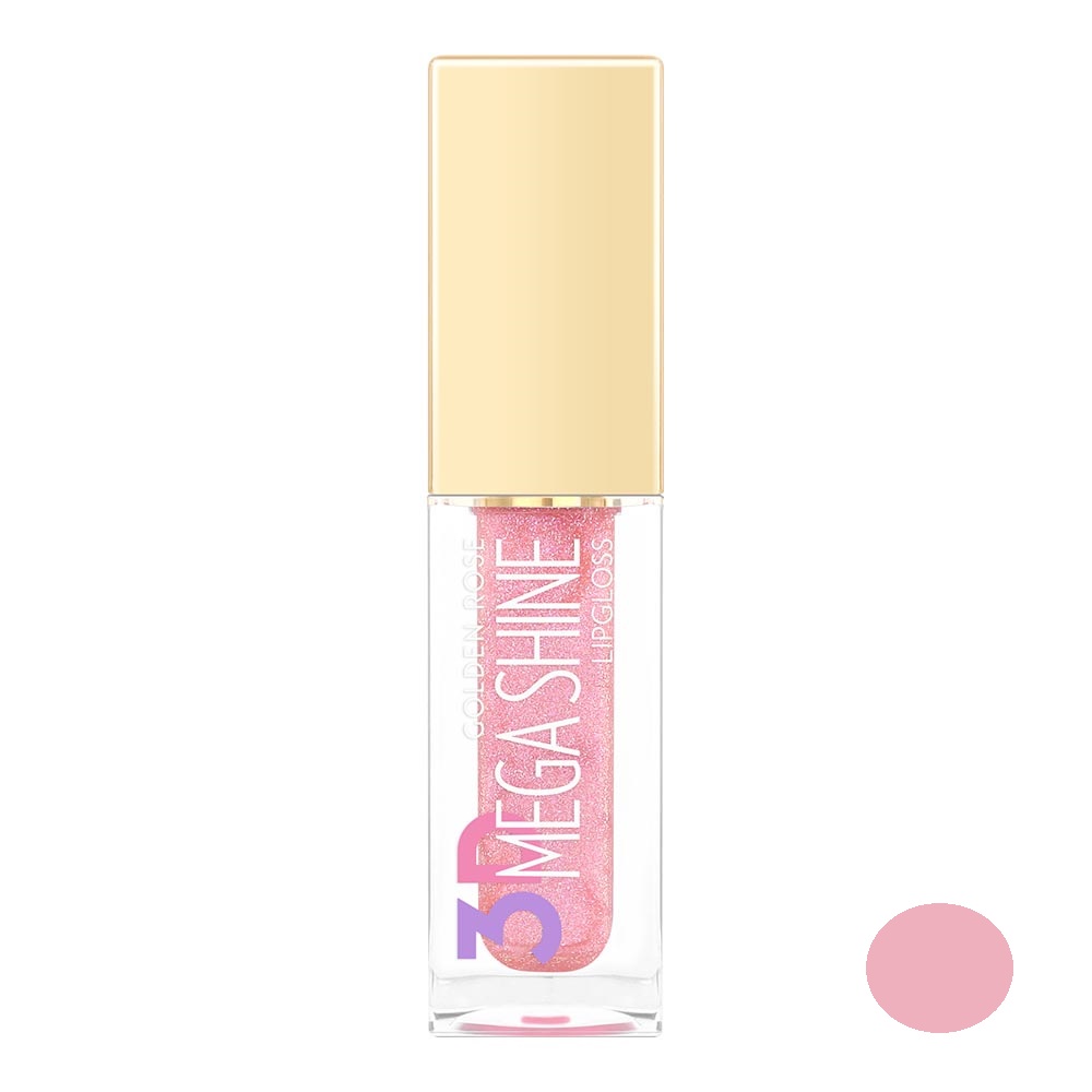 رژ لب مایع گلدن رز مدل mega shine شماره 121