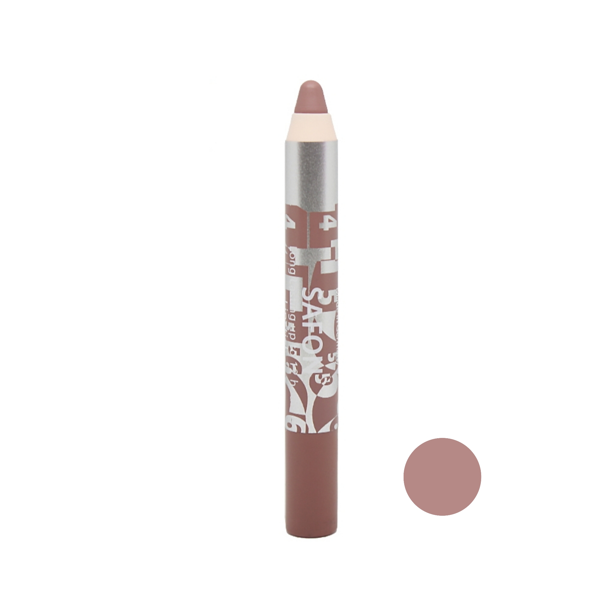 رژ لب مدادی سافون مدل long lasting شماره 210
