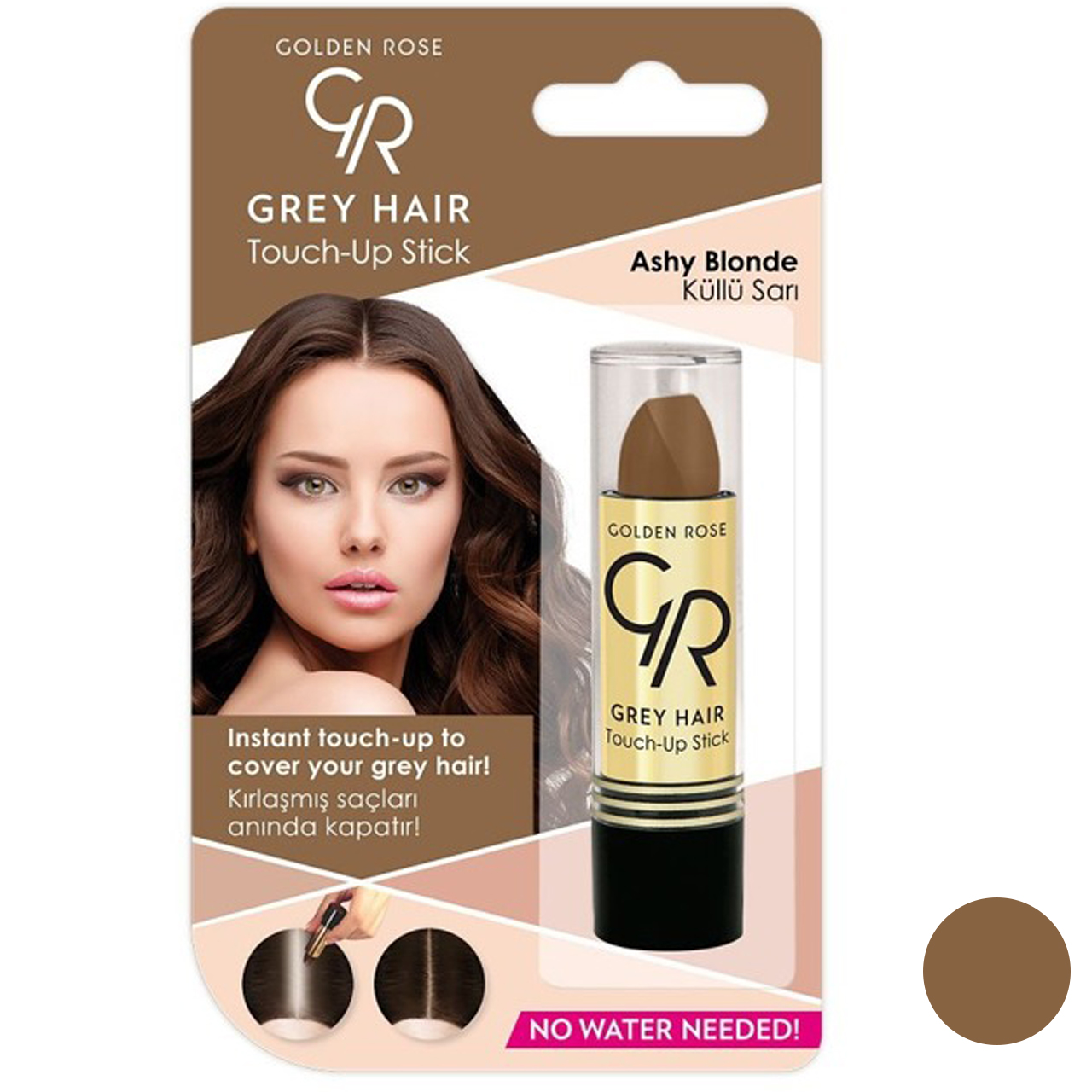 رژ مو گلدن رز مدل ashy blonde