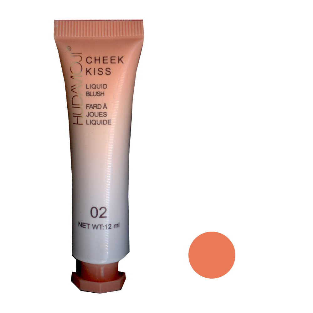 رژ گونه هوداموجی مدل cheek kiss شماره 02