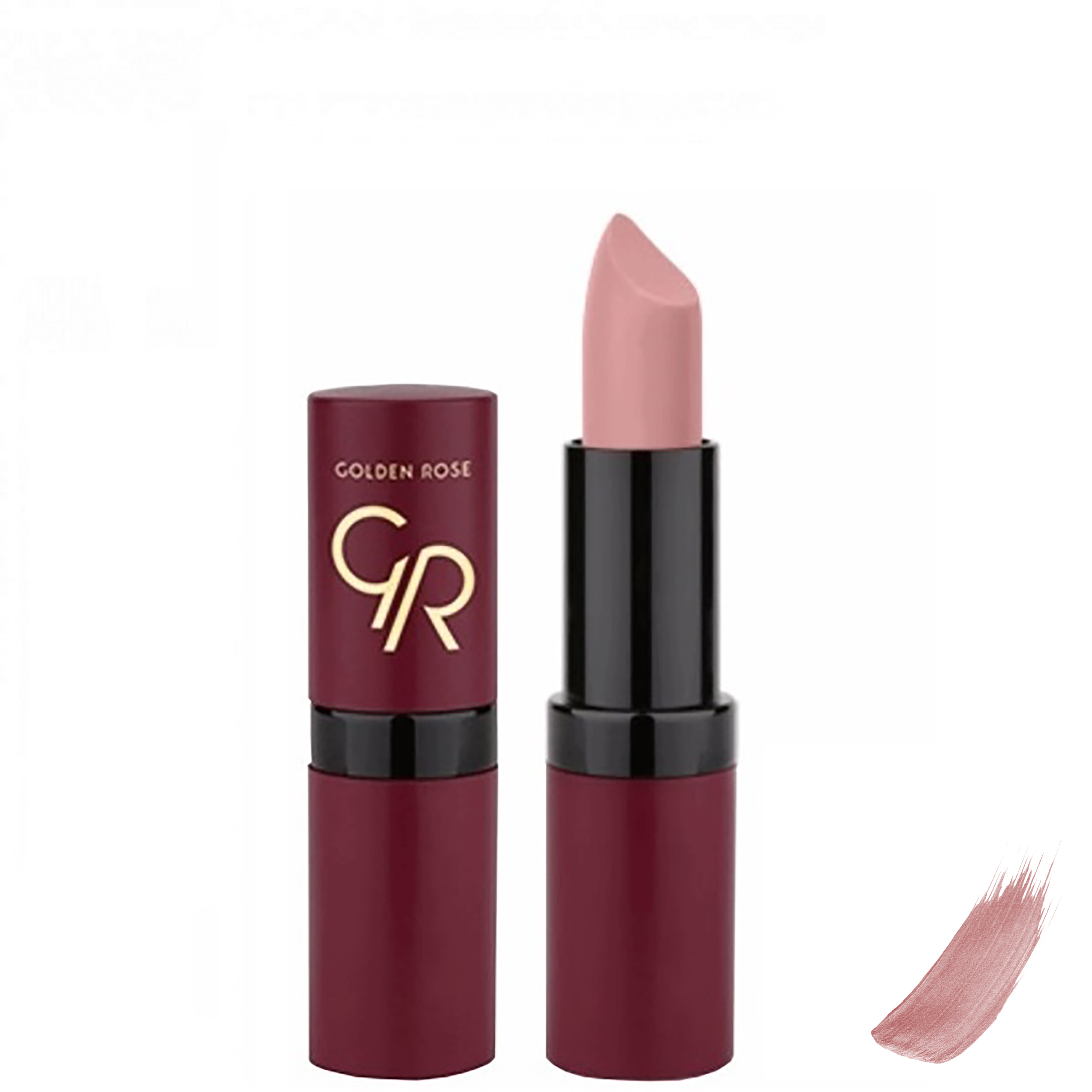 رژلب جامد گلدن رز مدل velvet شماره 02