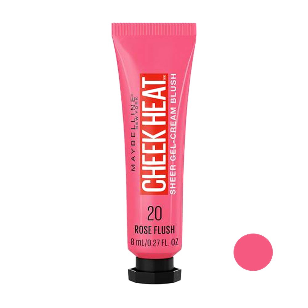 رژگونه میبلین مدل cheek heat حجم 10 میلی لیتر