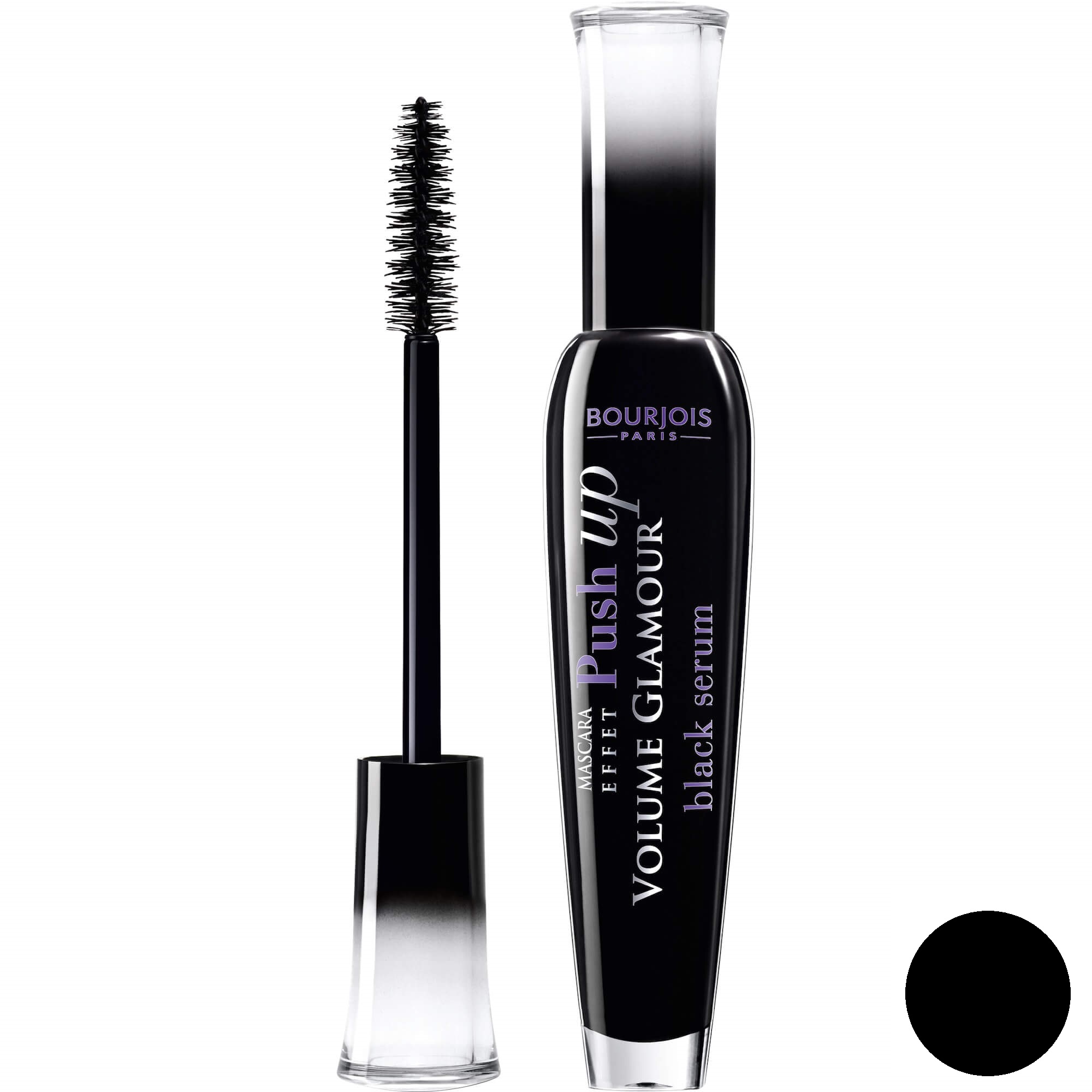 ریمل بورژوآ مدل push up volume glamour black serum