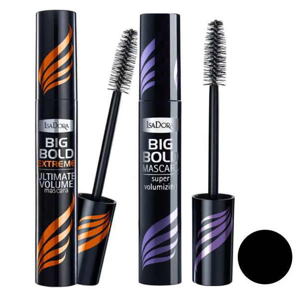 ریمل حجم دهنده ایزادورا مدل big bold extreme به همراه ریمل مدل big bold