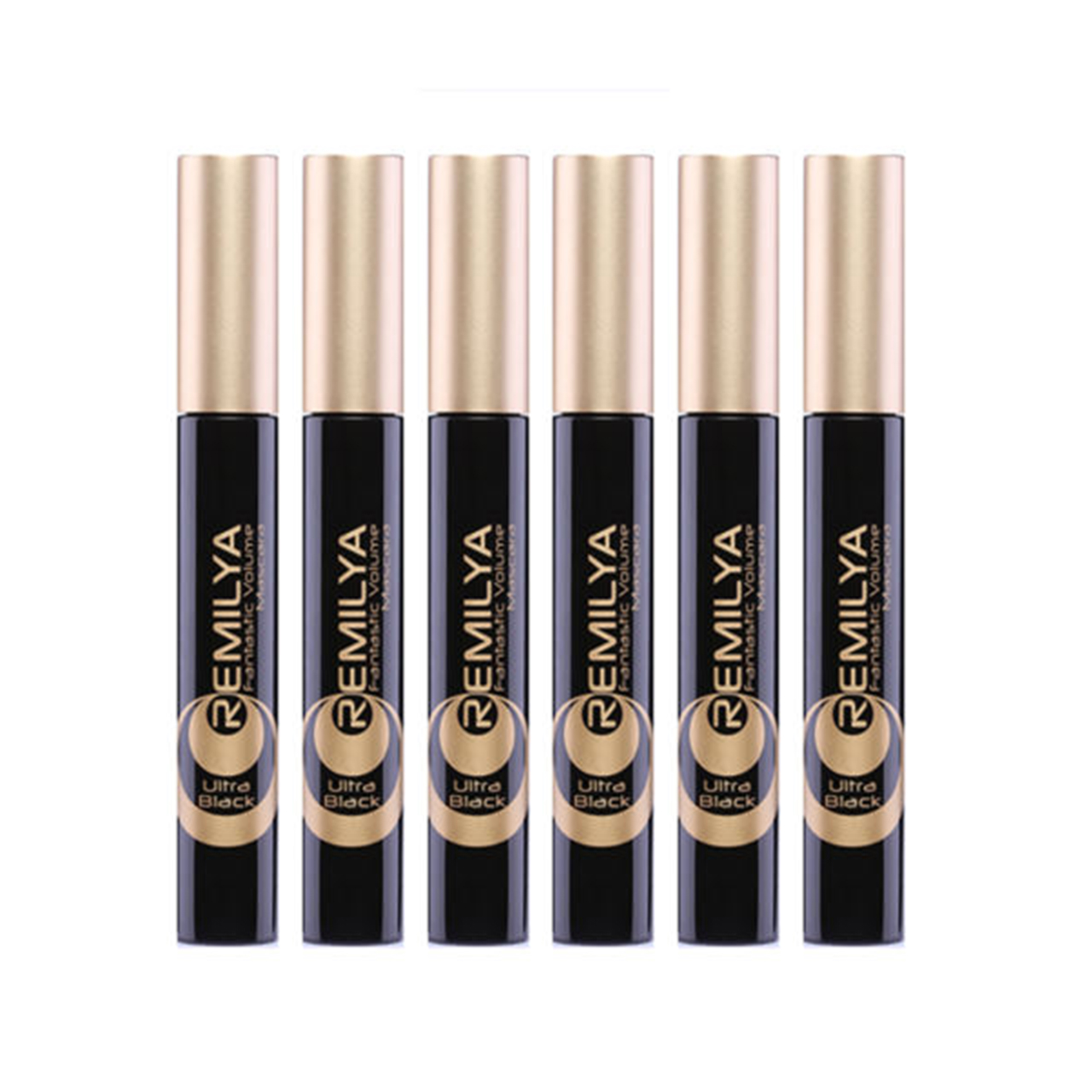 ریمل حجم دهنده ریمیلیا مدل ultra black مجموعه 6 عددی