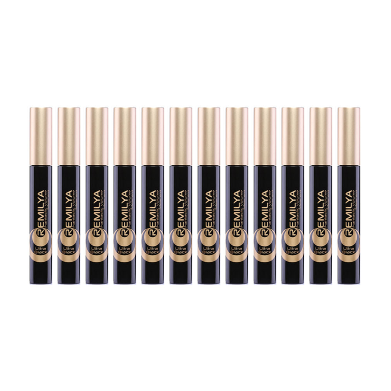 ریمل حجم دهنده ریمیلیا مدل ultra black مجموعه ۱۲ عددی