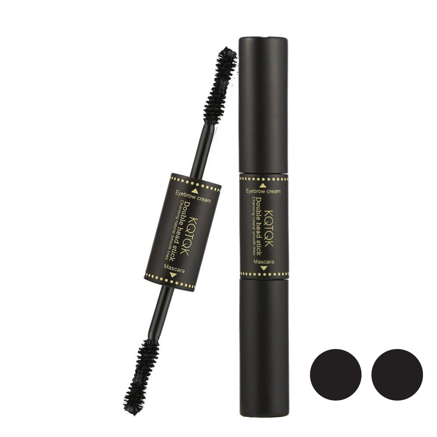 ریمل حجم دهنده و ریمل ابرو کی کیو تی کیو کی مدل charming stick شماره 01