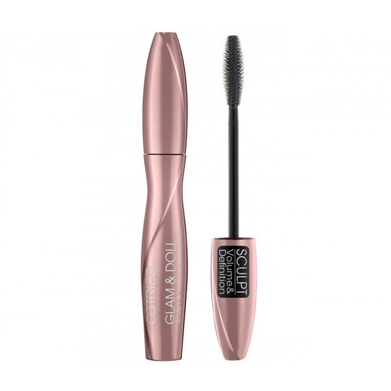 ریمل حجم دهنده کاتریس سری glam and doll مدل sculpt and volume