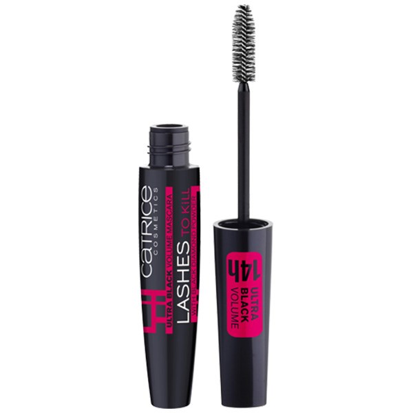 ریمل حجم دهنده کاتریس مدل lashes to kill ultra black