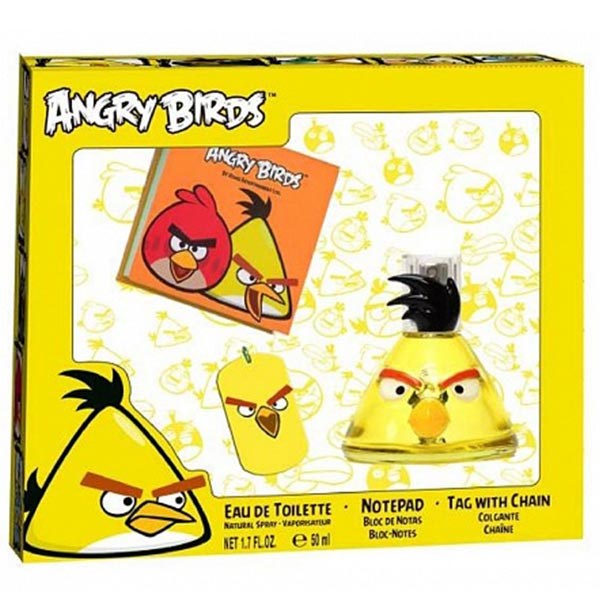 ست ادو تویلت کودک ایر وال angry birds yellow حجم 50ml