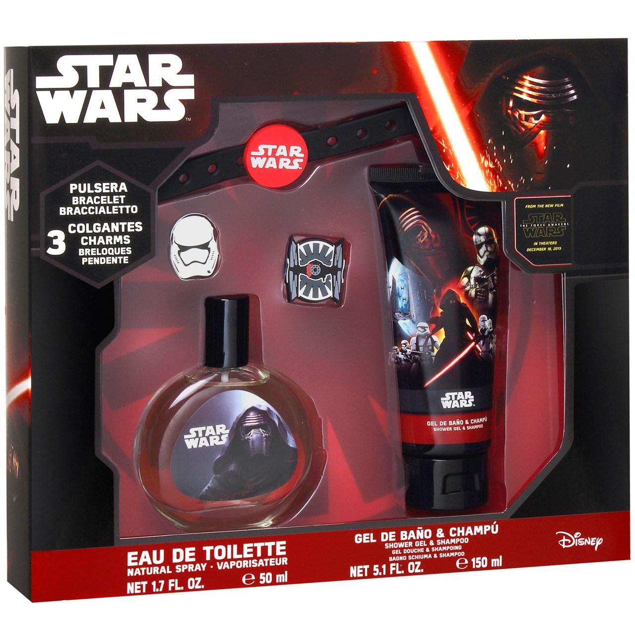 ست ادو تویلت کودک ایر وال مدل star wars حجم 50 میلی لیتر