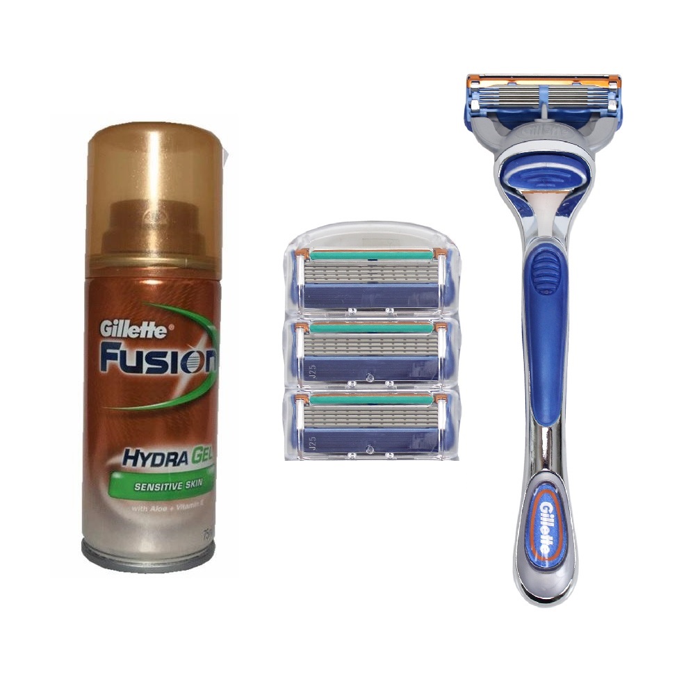 ست اصلاح ژیلت مدل fusion proglide مجموعه 3 عددی