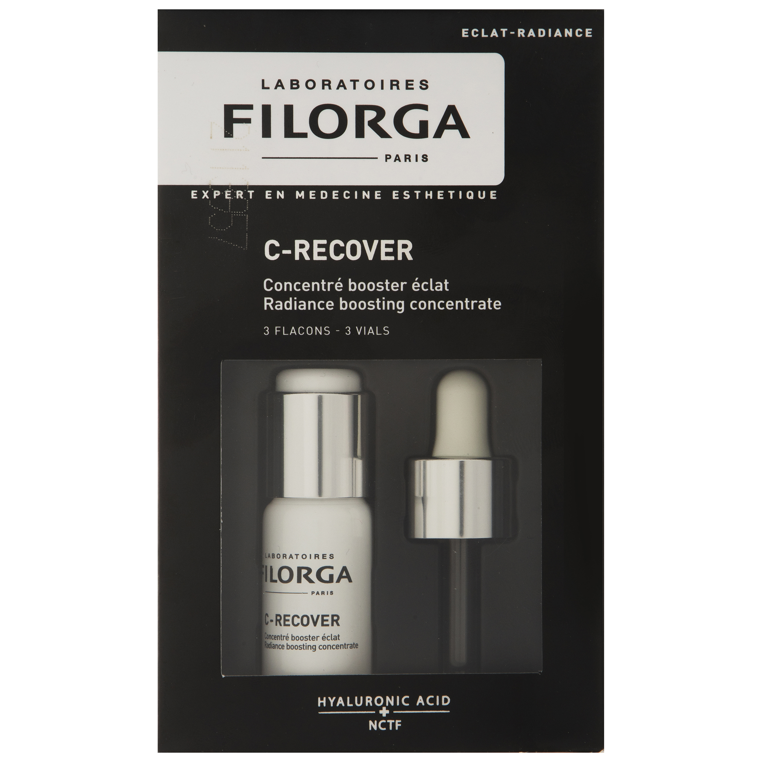 سرم شفاف کننده پوست فیلورگا مدل c recover حجم 10 میلی لیتر بسته 3 عددی