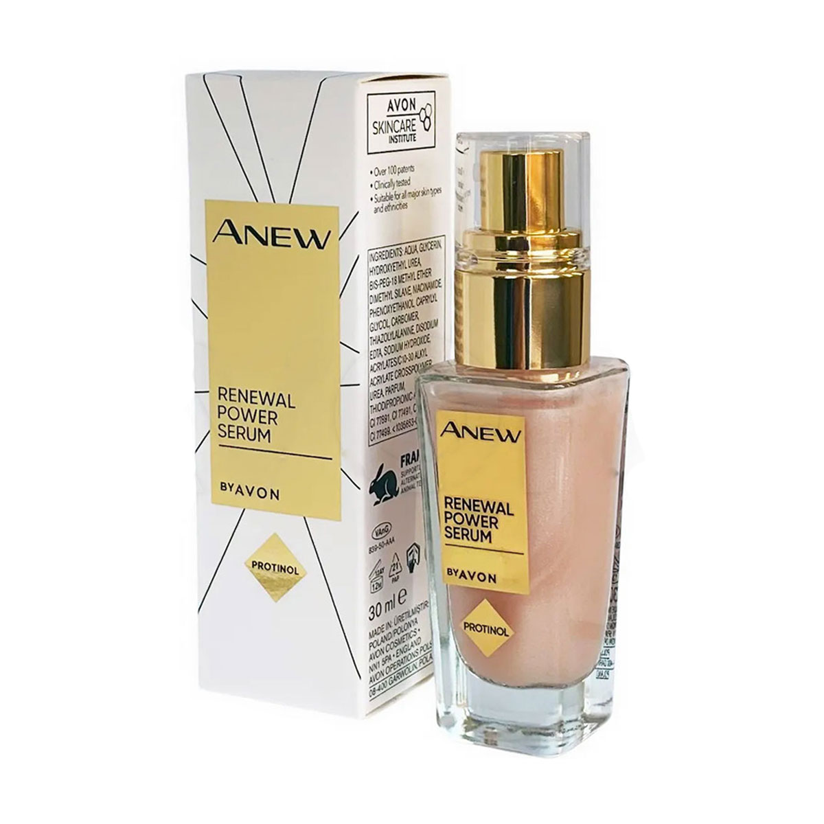 سرم ضد چروک آون مدل renewal power serum حجم 30 میلی لیتر