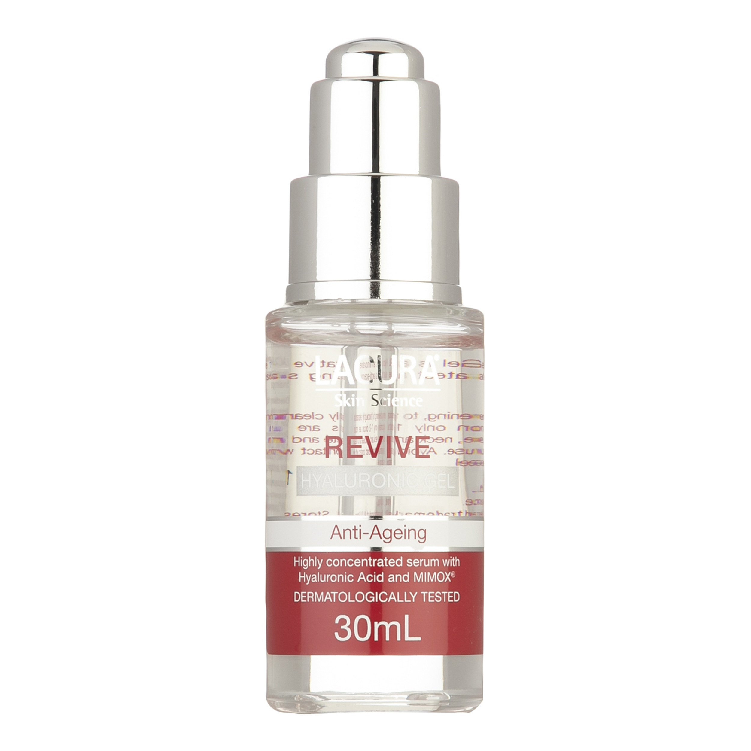 سرم ضد چروک لاکورا مدل hyaluronic p حجم 30 میلی لیتر