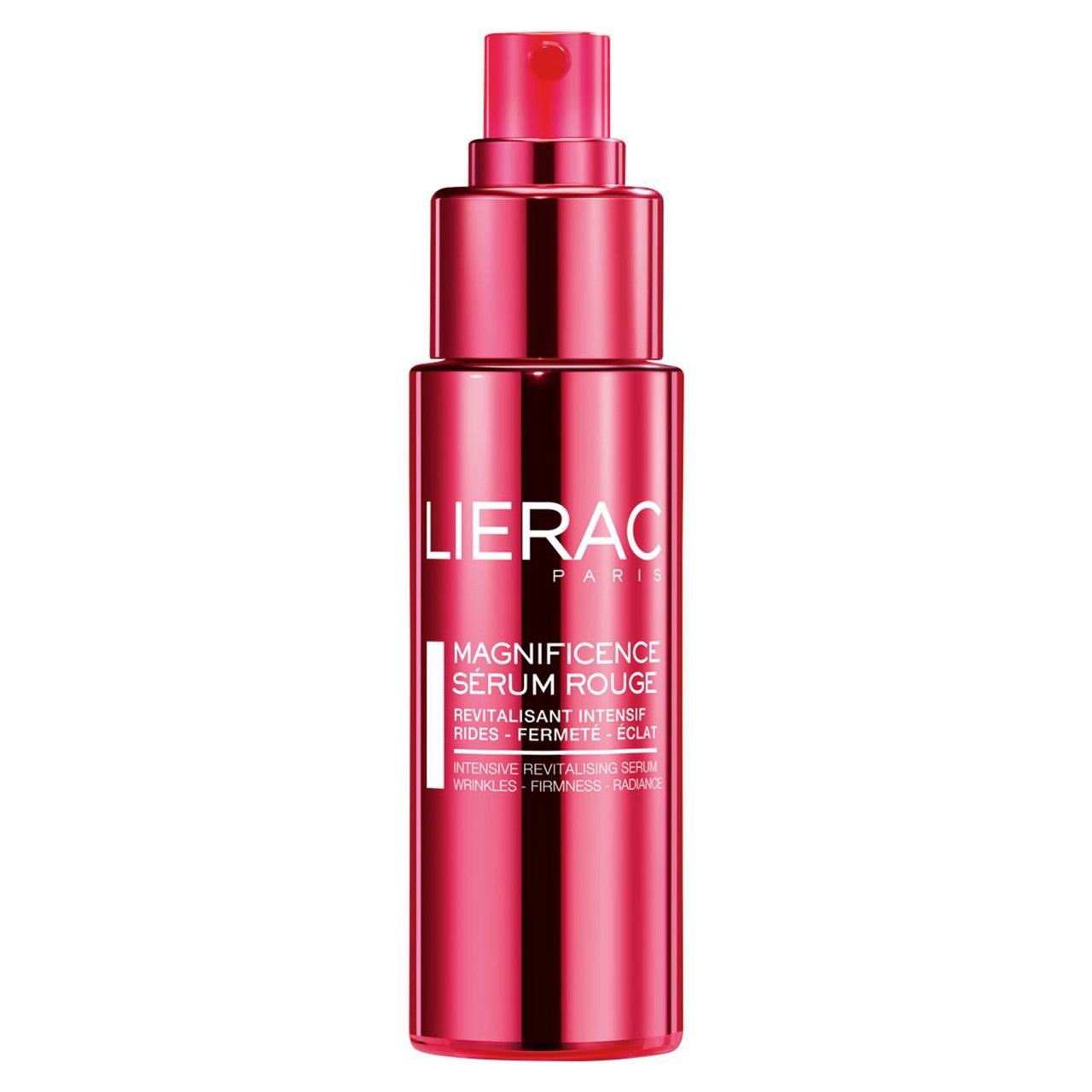 سرم لیفتینگ و سفت کننده لیراک سری magnificence مدل red intensive revitalising حجم 30 میلی لیتر