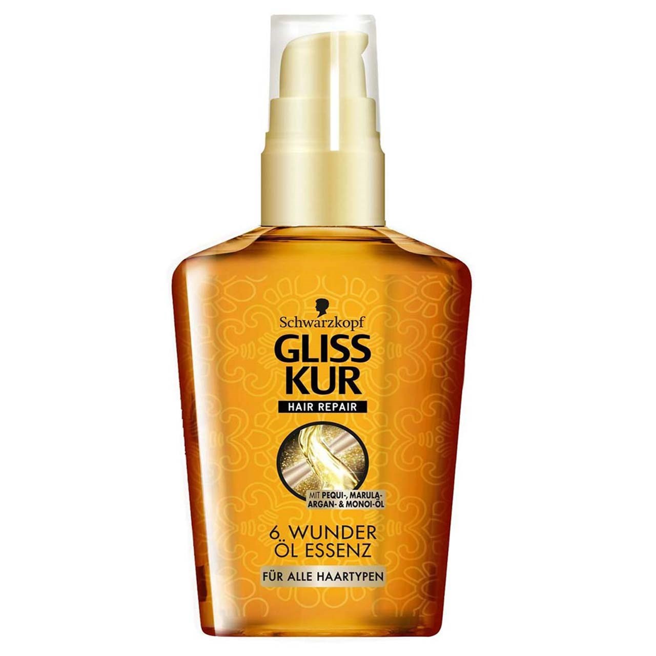 سرم مو آرگان گلیس مدل miracles oil essence حجم 75 میلی لیتر