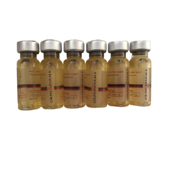 سرم مو اورفین فارما مدل hair loss حجم 10 میلی لیتر مجموعه 6 عددی