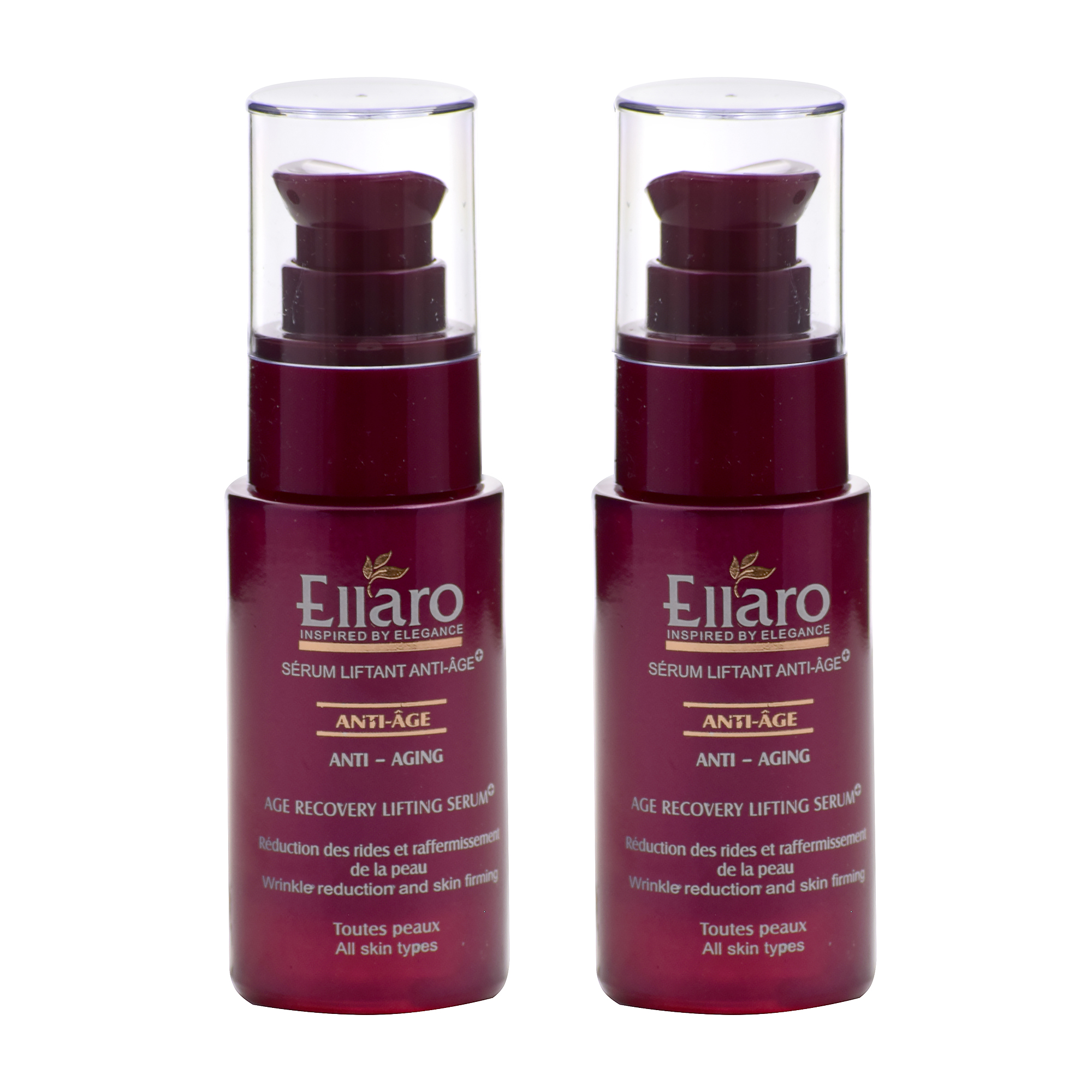 سرم پوست الارو مدل anti aging حجم 30 میلی لیتر بسته 2 عددی
