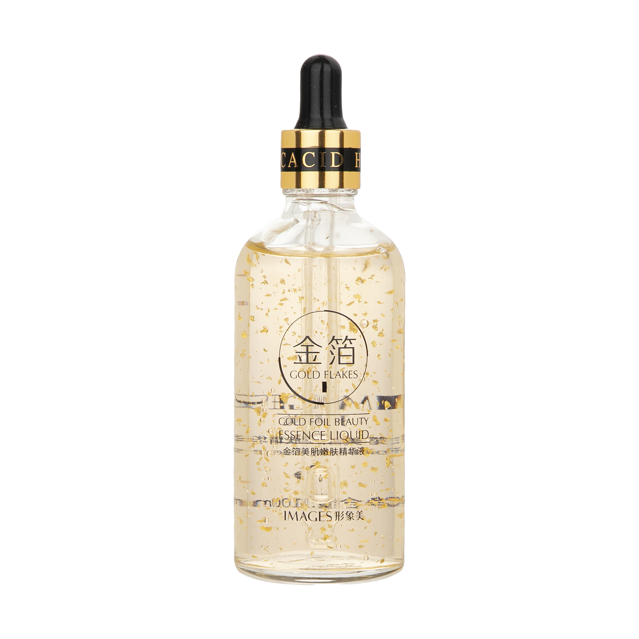سرم پوست ایمجز مدل gold flakes حجم 100 میلی لیتر