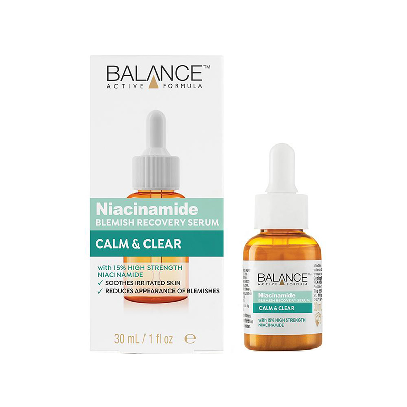 سرم پوست بالانس مدل niacinamide حجم 30 میلی لیتر