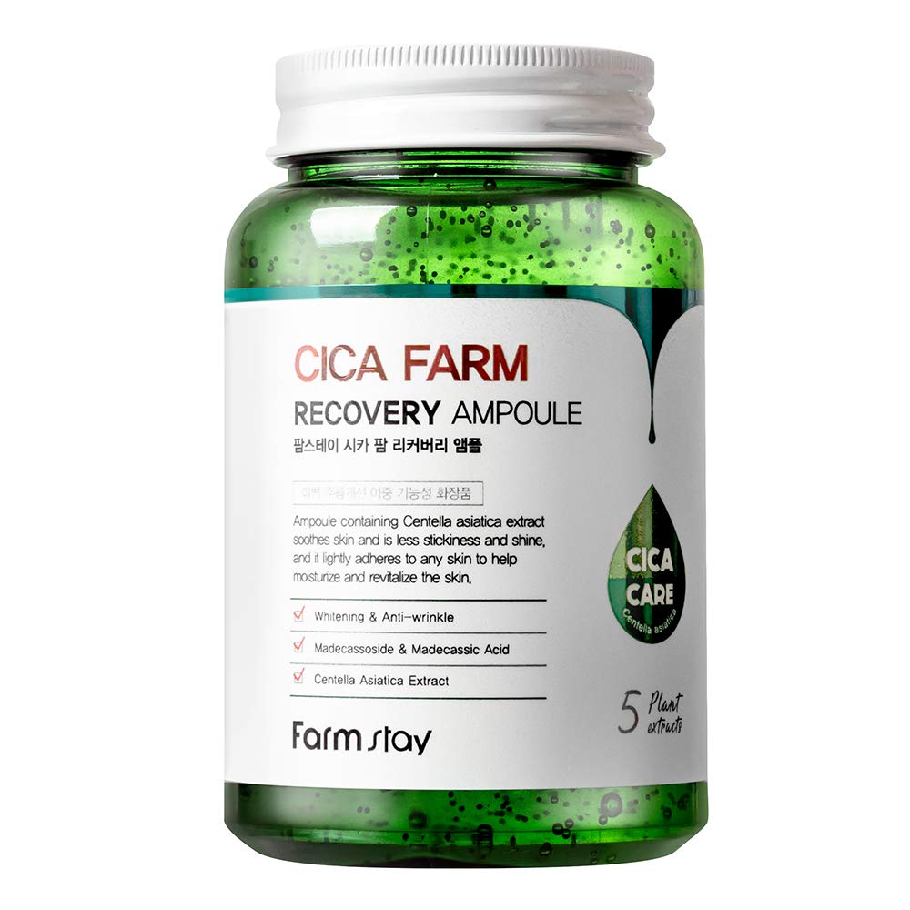سرم پوست فارم استی مدل cica farm recovery ampoule حجم 250 میلی لیتر