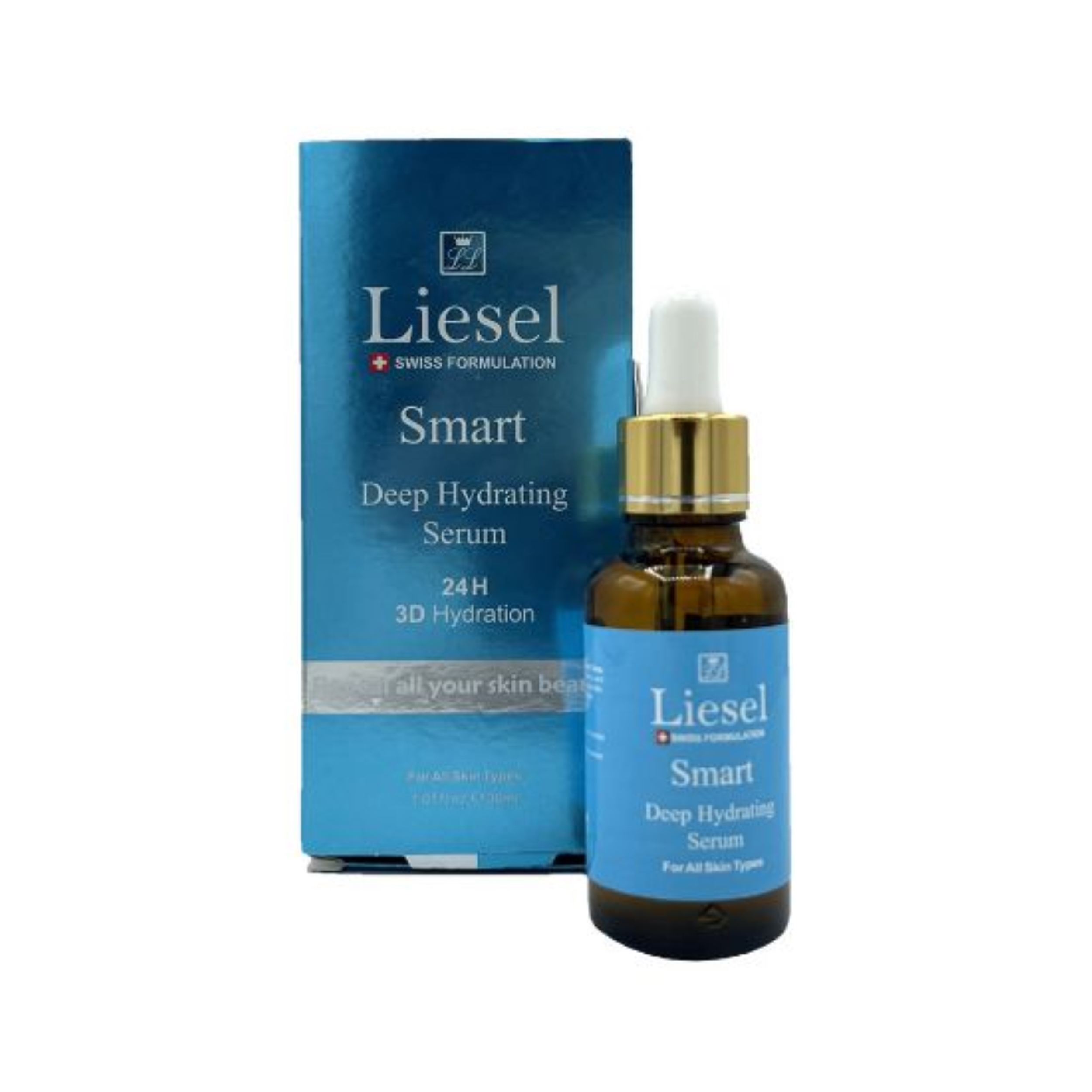 سرم پوست لایسل مدل smart deep hydrating حجم 30 میلی لیتر بسته 2 عددی