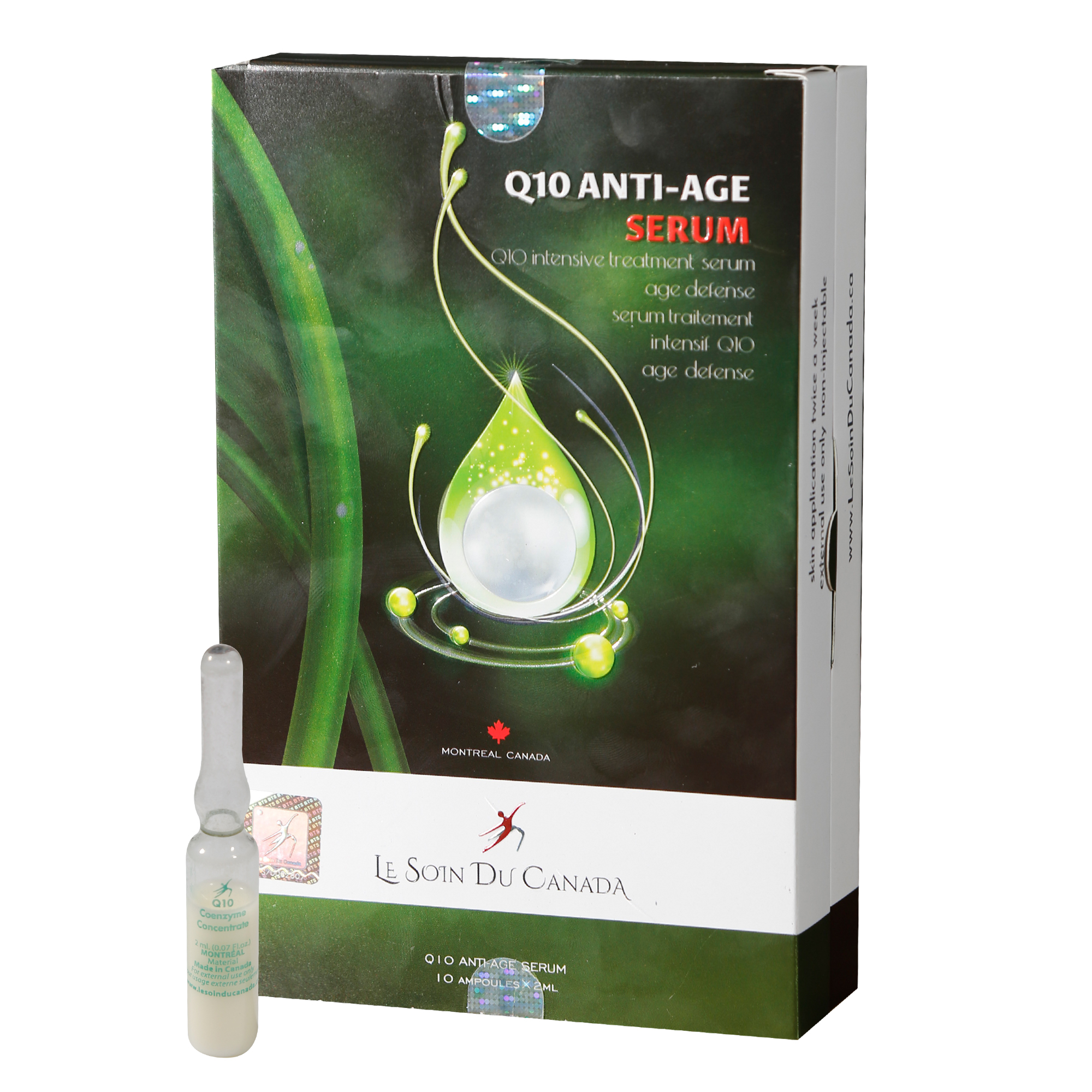 سرم پوست لوسوئن مدل q10 anti age حجم 2 میلی لیتر بسته 10 عددی