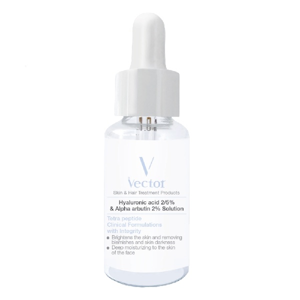 سرم پوست وکتور مدل hyaluronic acid 2_5درصد حجم 30 میلی لیتر